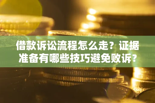 济南借款诉讼流程怎么走？证据准备有哪些技巧避免败诉？