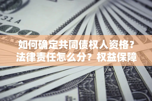 济南如何确定共同债权人资格？法律责任怎么分？权益保障技巧揭秘！