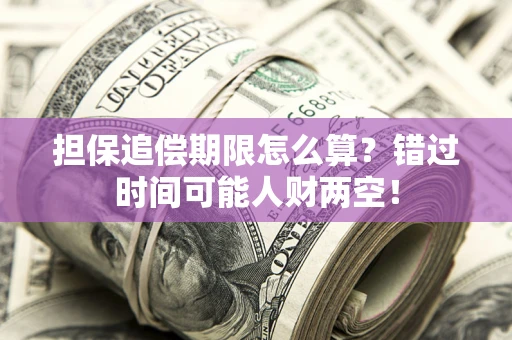 济南担保追偿期限怎么算？错过时间可能人财两空！