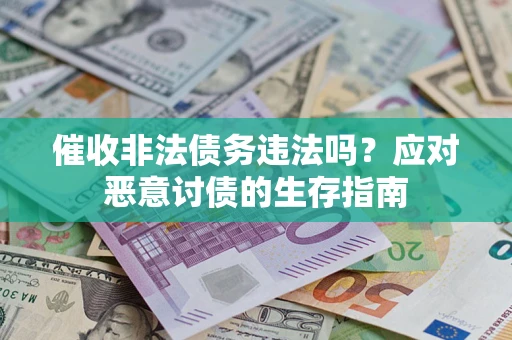 济南催收非法债务违法吗？应对恶意讨债的生存指南