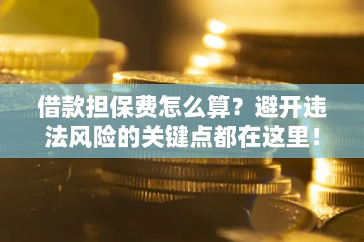 济南借款担保费怎么算？避开违法风险的关键点都在这里！