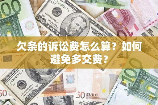 济南欠条的诉讼费怎么算？如何避免多交费？