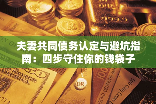 济南夫妻共同债务认定与避坑指南：四步守住你的钱袋子