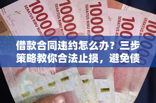 济南借款合同违约怎么办？三步策略教你合法止损，避免债务危机升级
